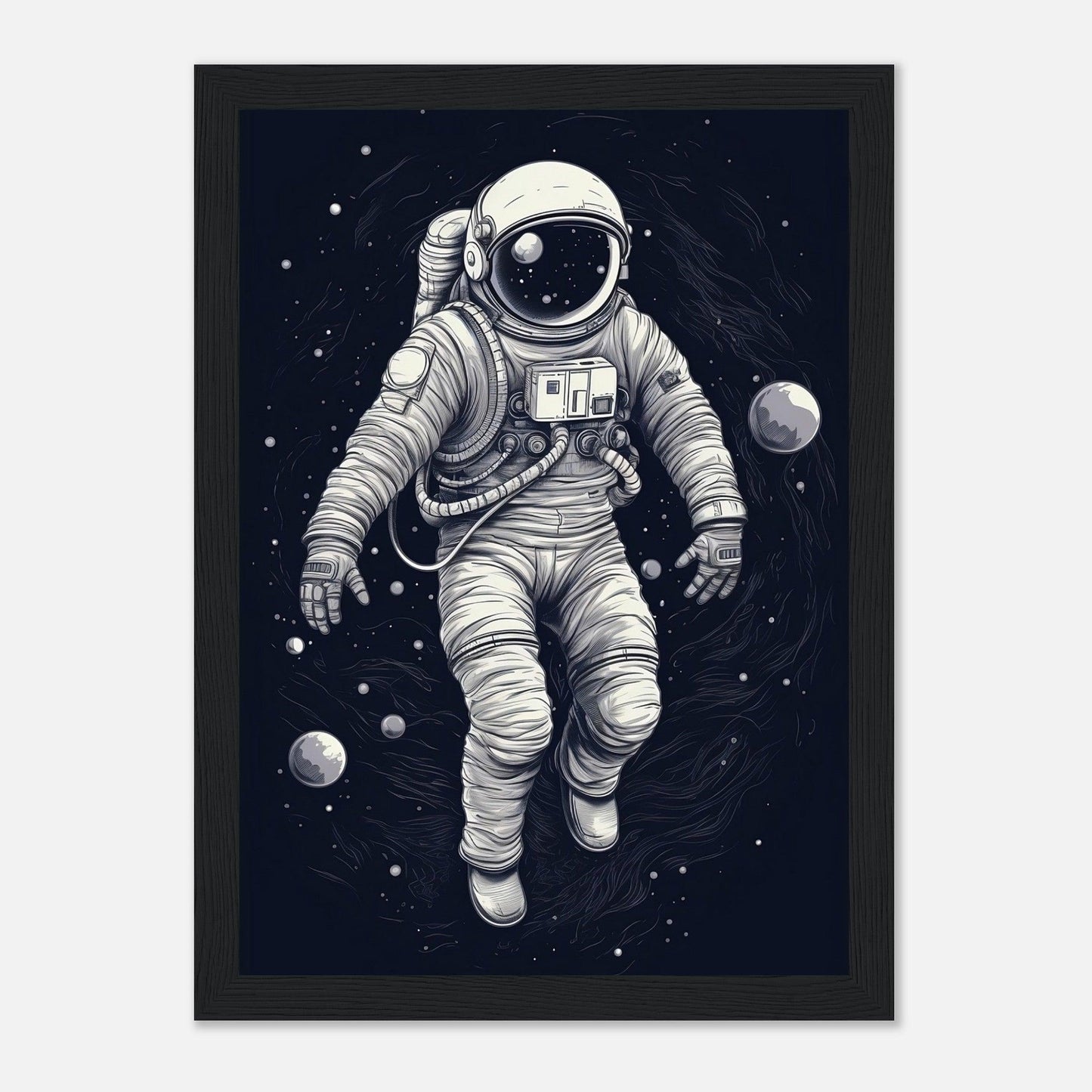 Astronaut Vektor-Illustration - Go4Posters