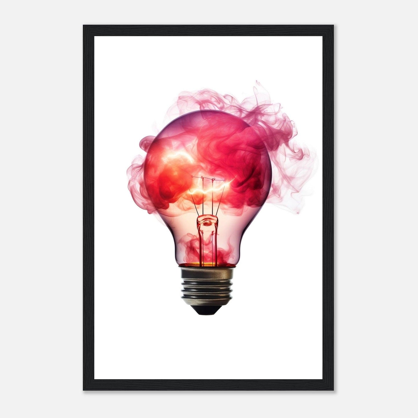 The red glowing Bulb - Go4Posters