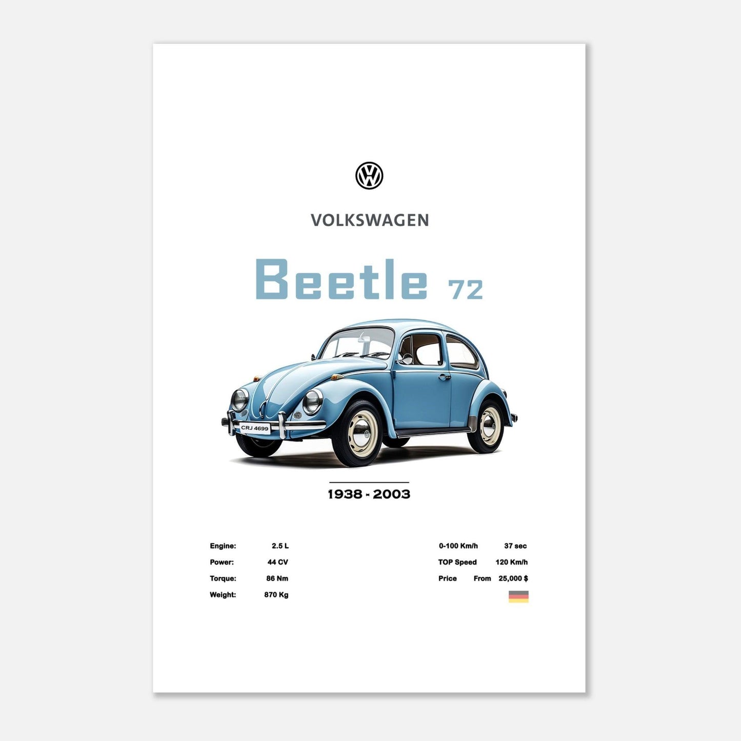 VW Beetle 72