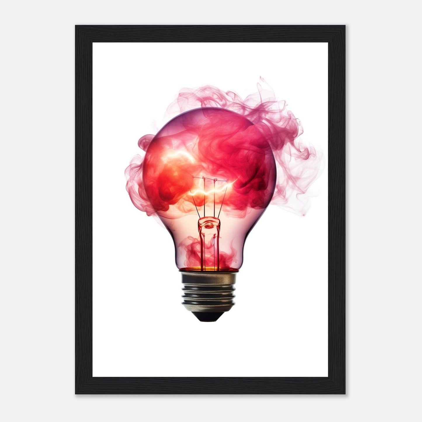 The red glowing Bulb - Go4Posters