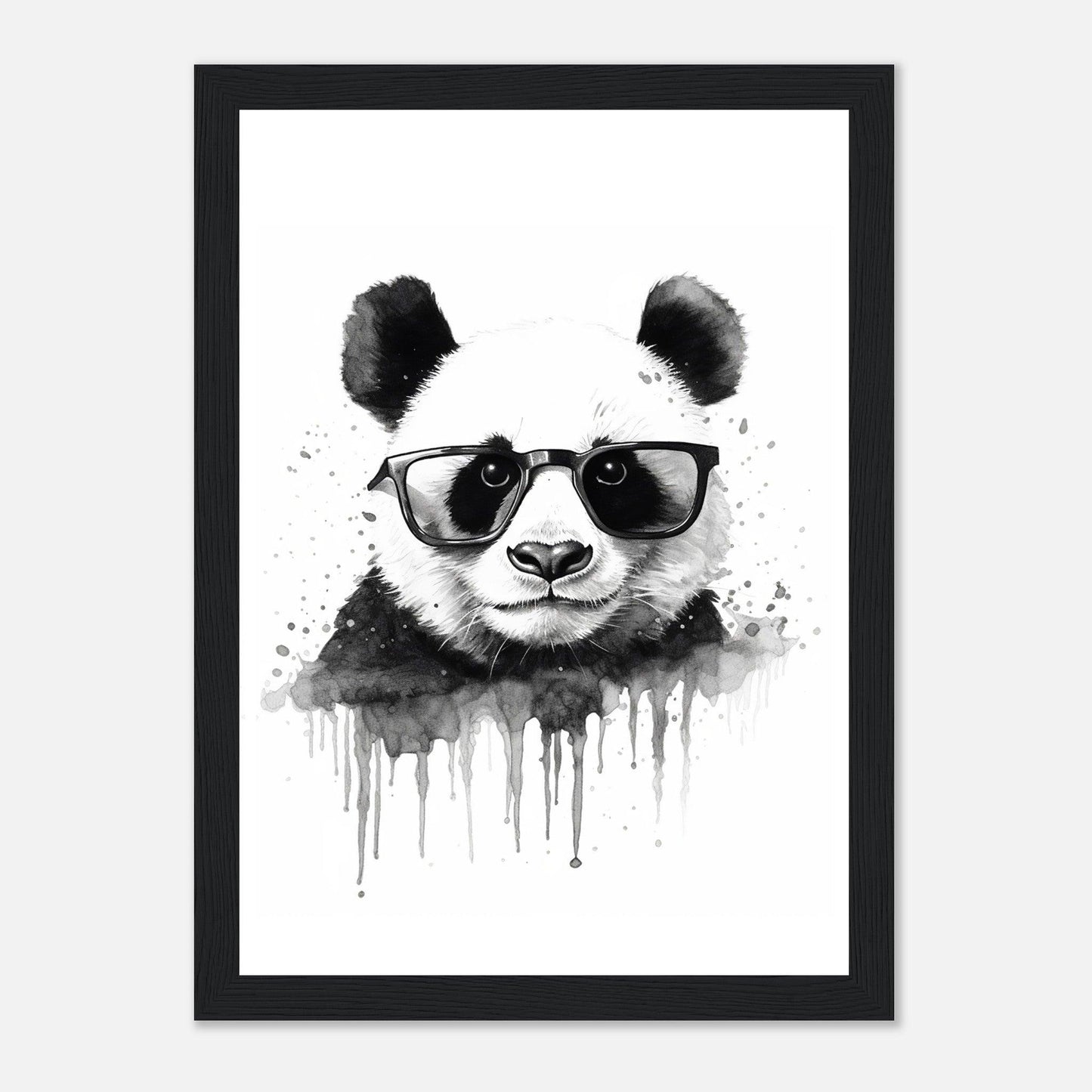 Panda Drip: Style on Point with Monochrome Chic - Go4Posters