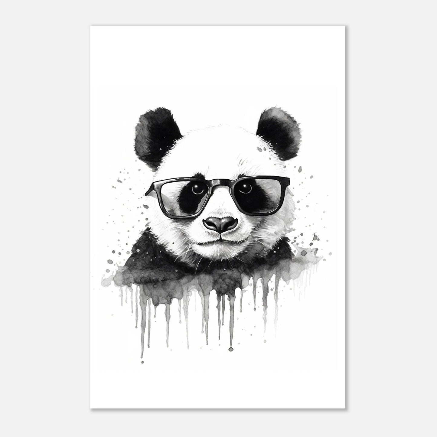 Panda Drip: Style on Point with Monochrome Chic - Go4Posters