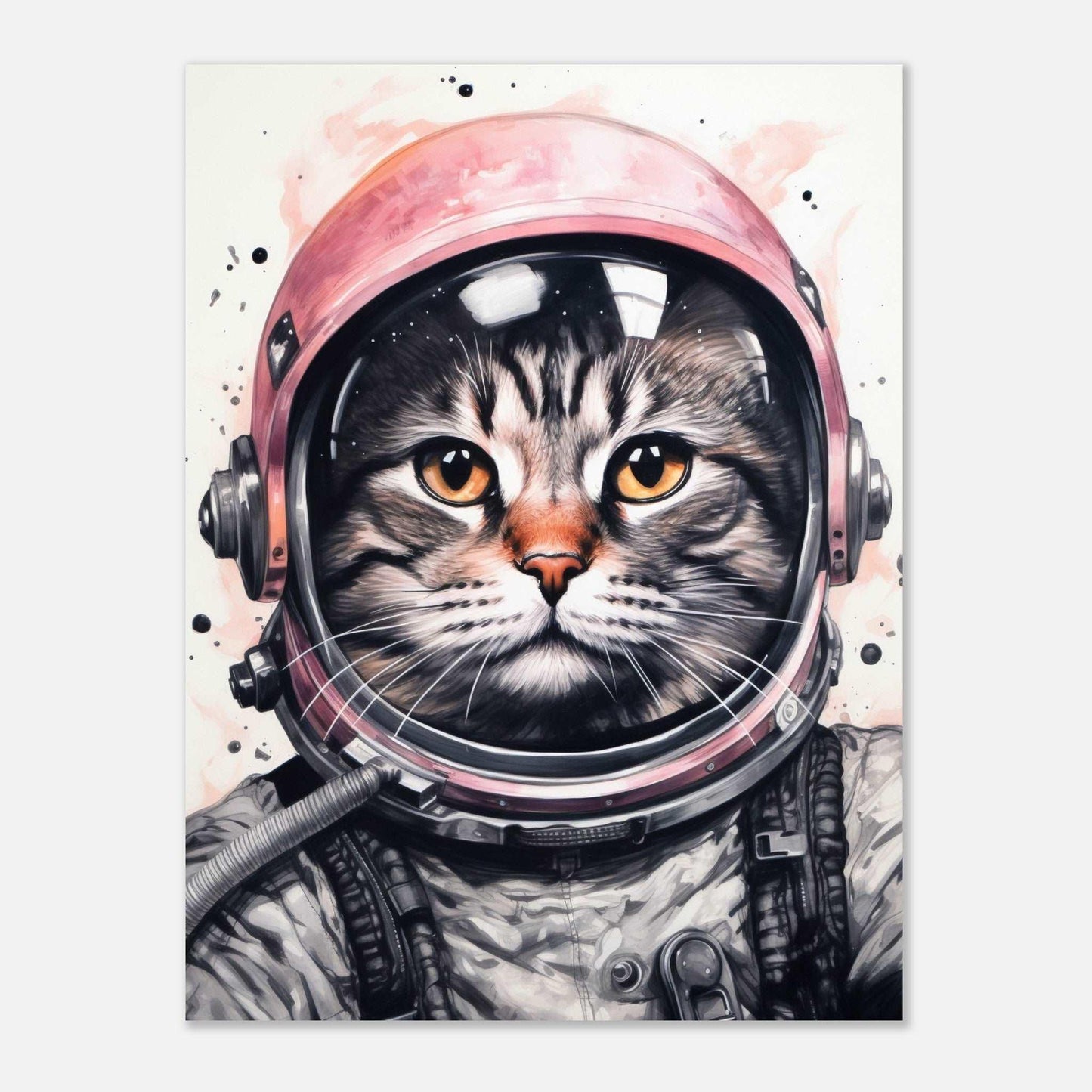 A Cat in a space suit -Poster