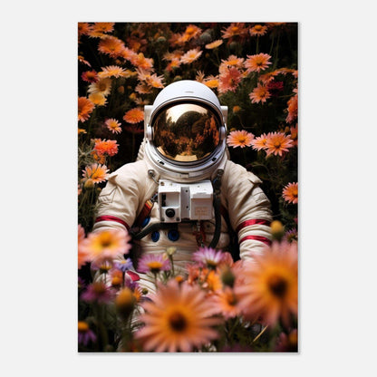 Astronaut Between The Flower Universe v.2 -Poster