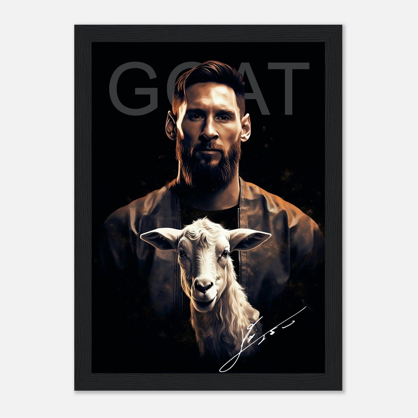 The GOAT Messi - Go4Posters