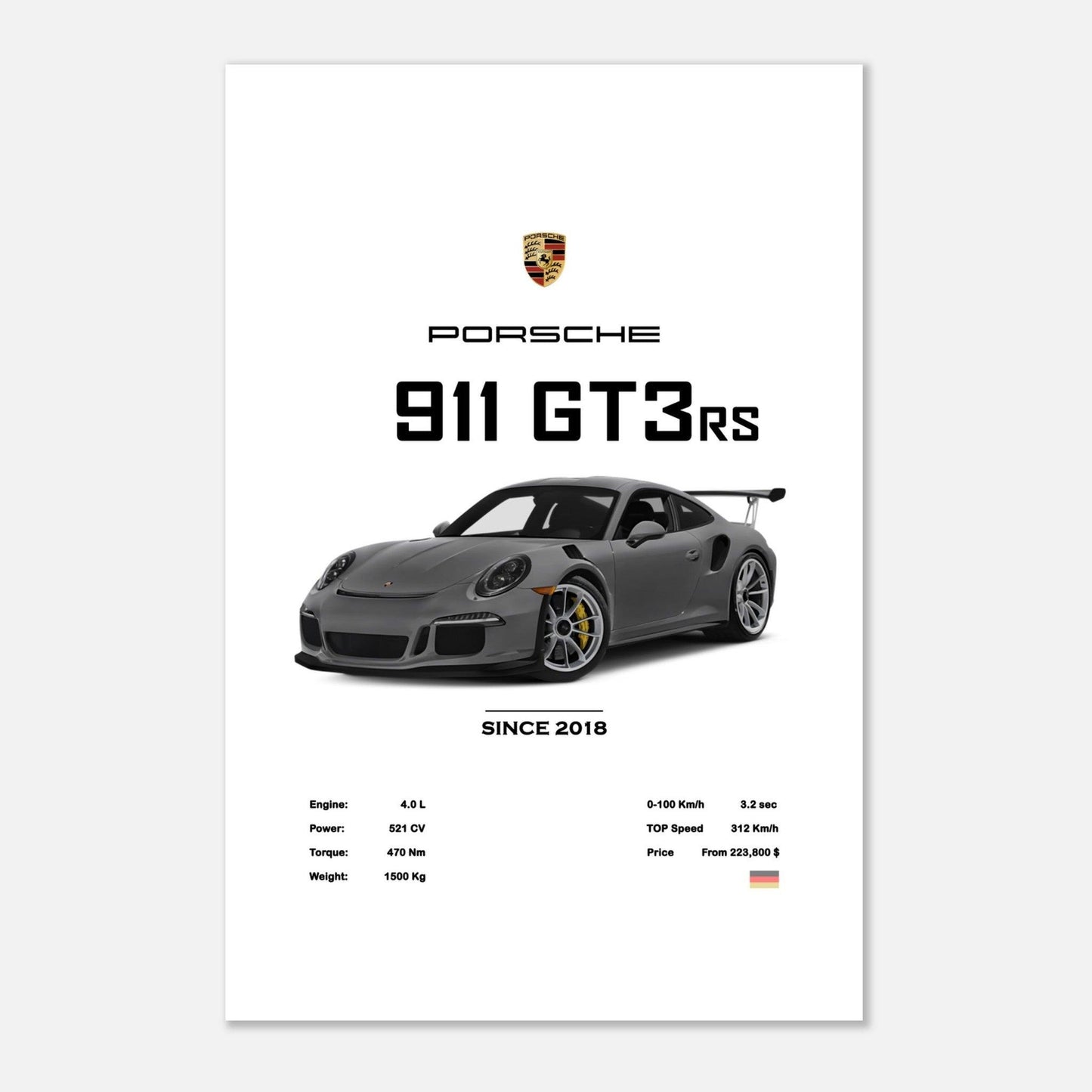 Porsche 911 GT3 RS - Go4Posters