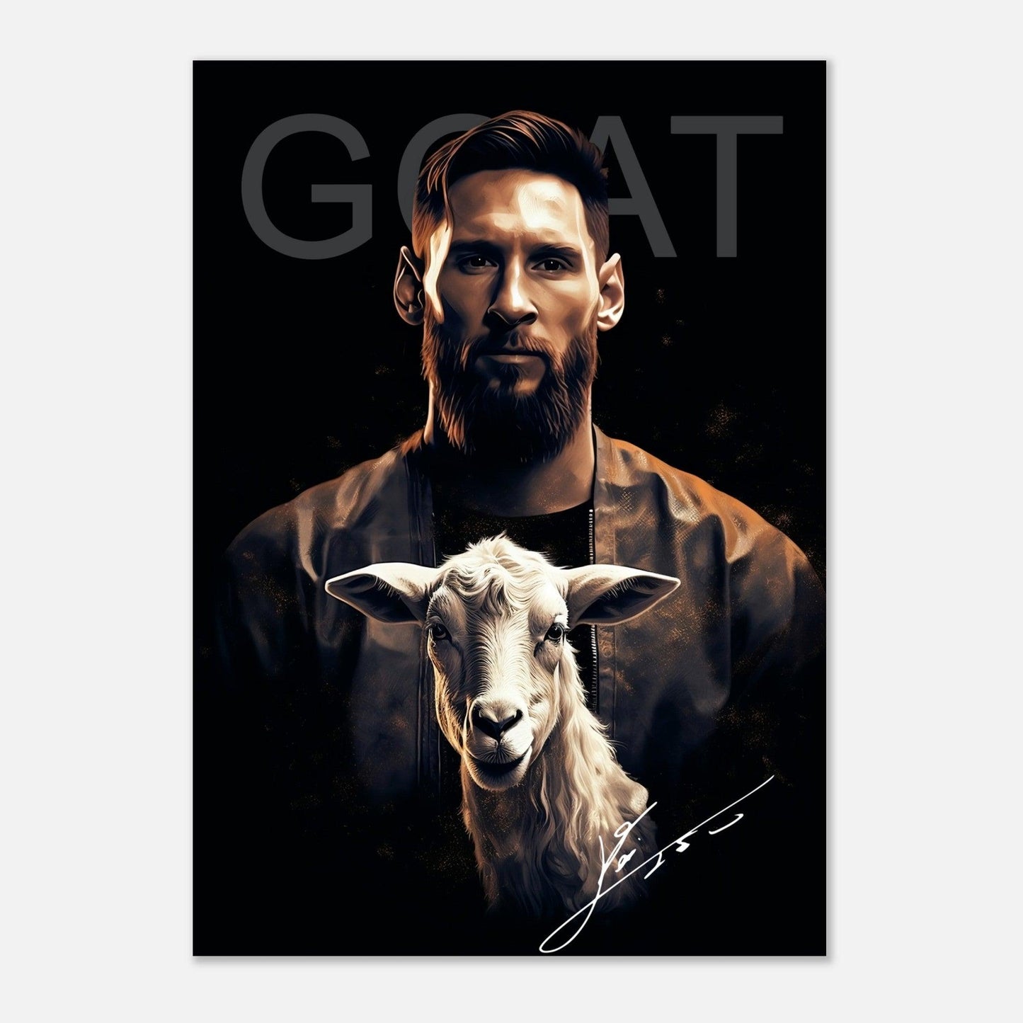 The GOAT Messi - Go4Posters