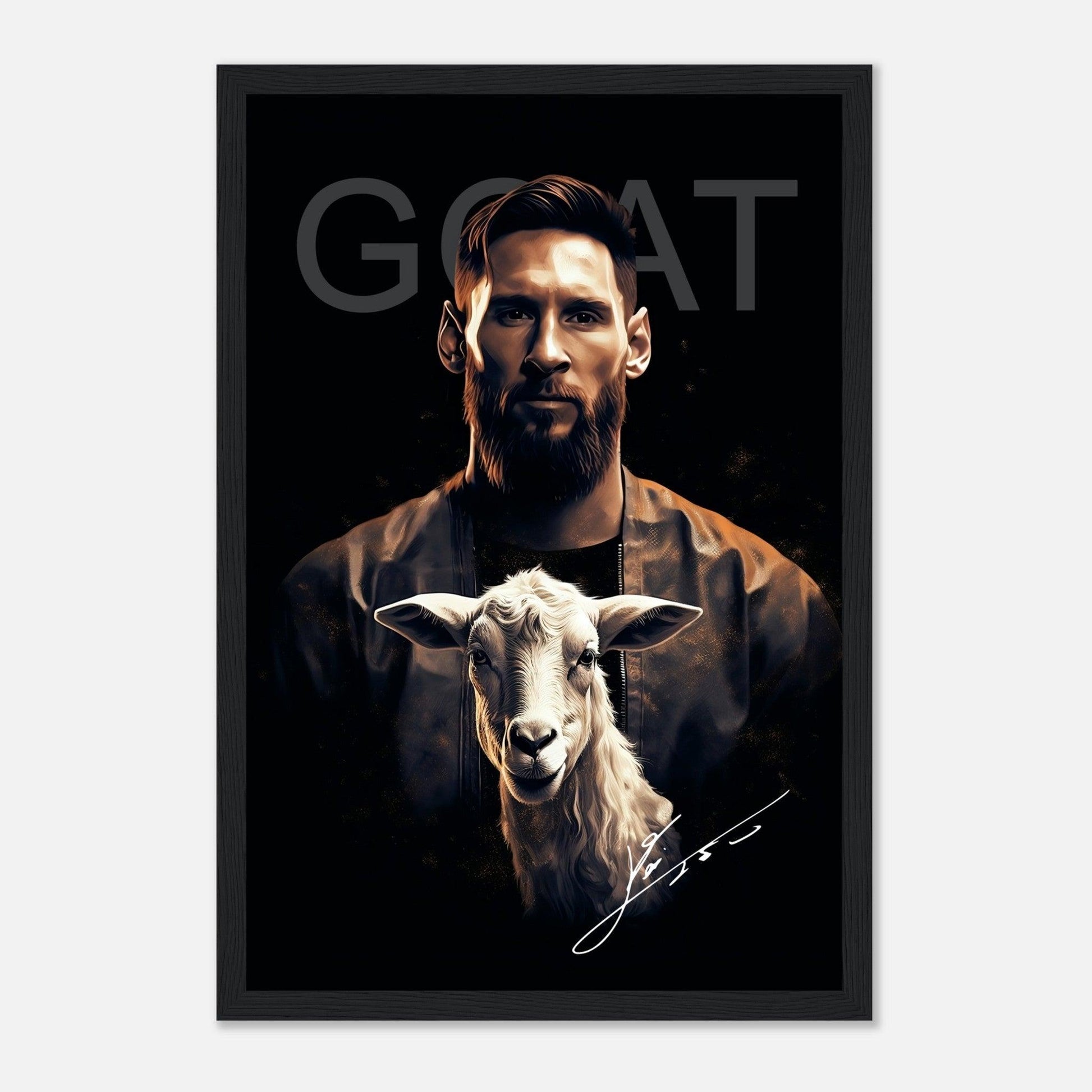 The GOAT Messi - Go4Posters