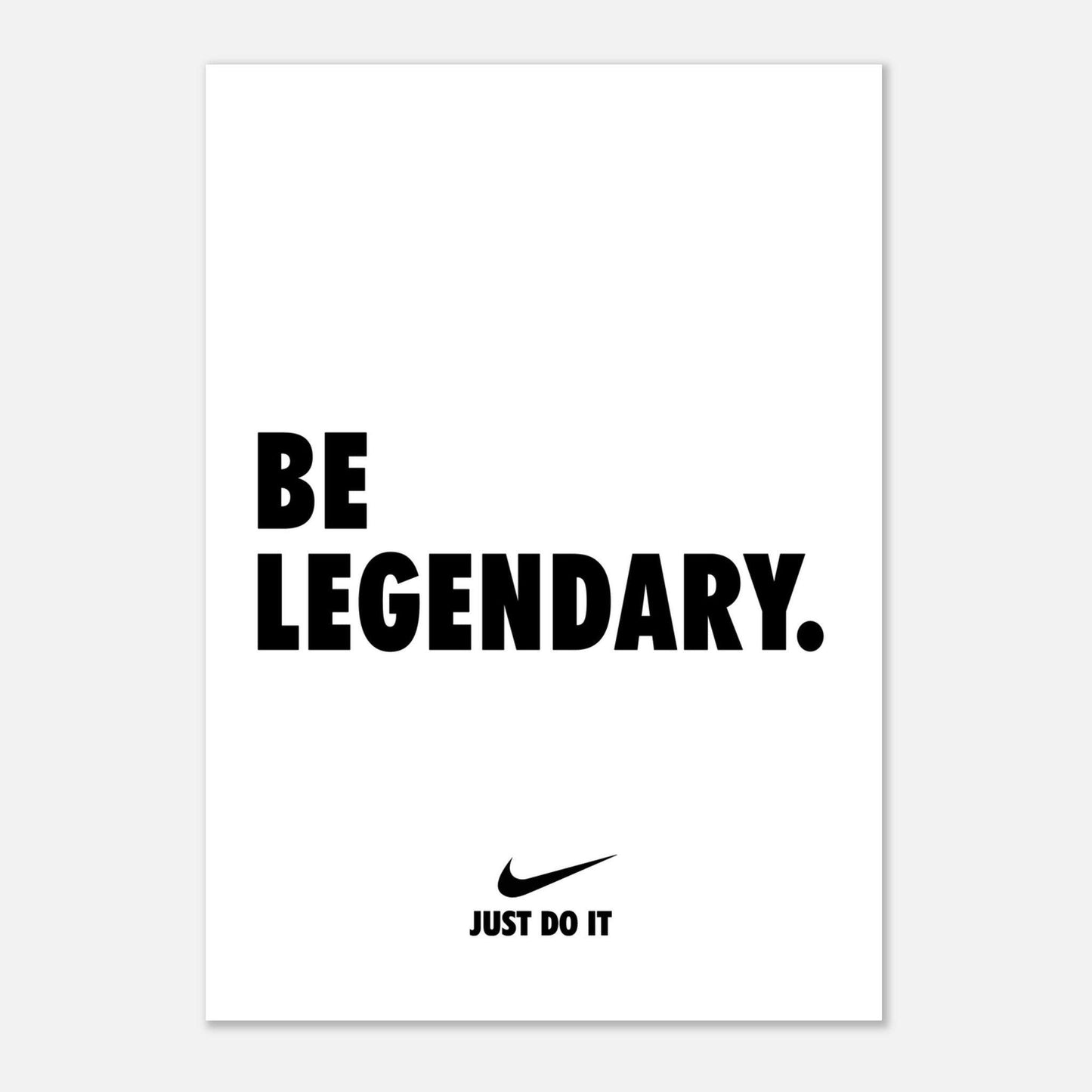 BE LEGENDARY. White Edition