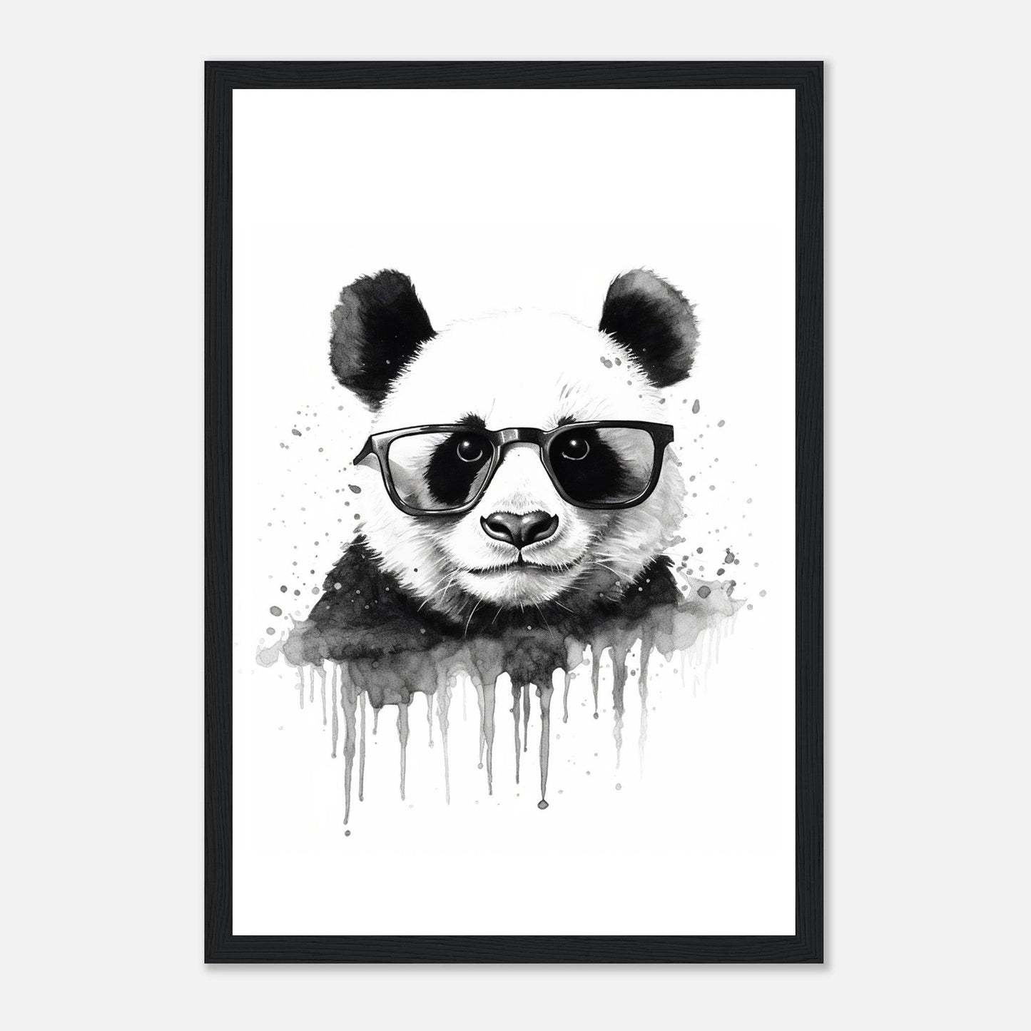 Panda Drip: Style on Point with Monochrome Chic - Go4Posters