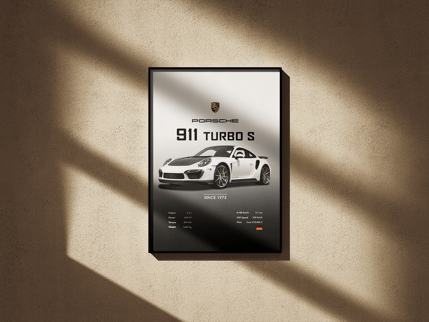 Porsche 911 Turbo S New - Go4Posters