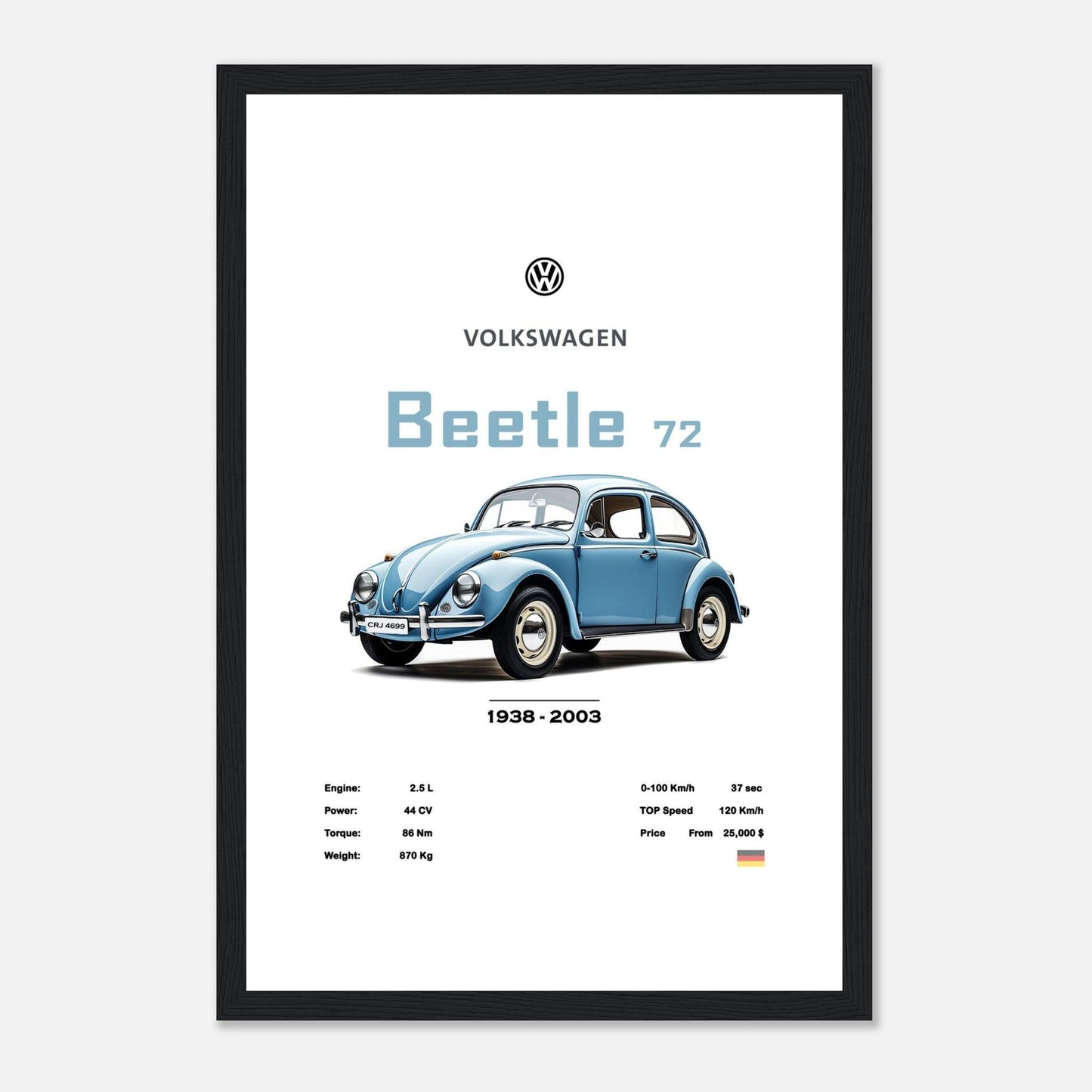 VW Beetle 72