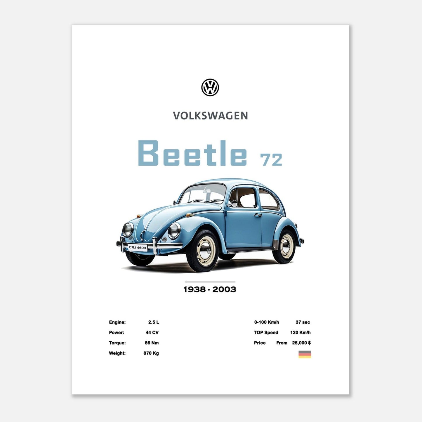 VW Beetle 72