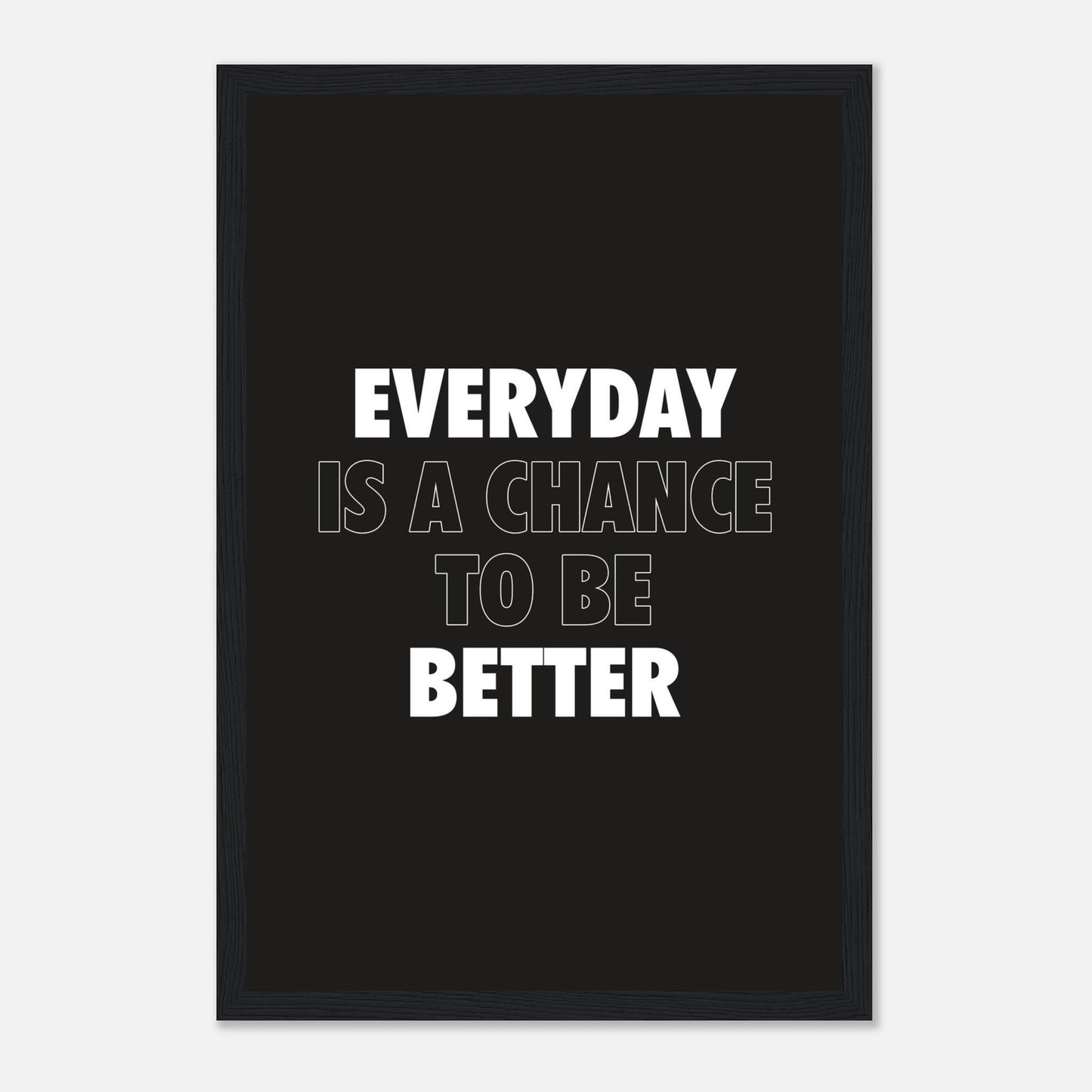 Everyday is a Chance to be Better -Posters