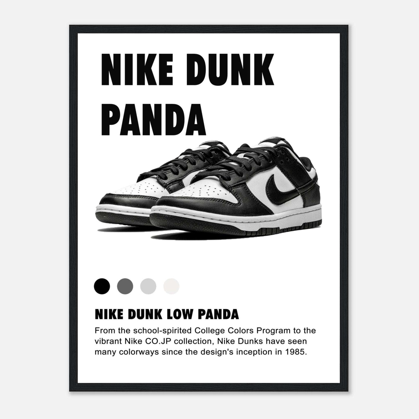 Nike Dunk Low Panda -Poster