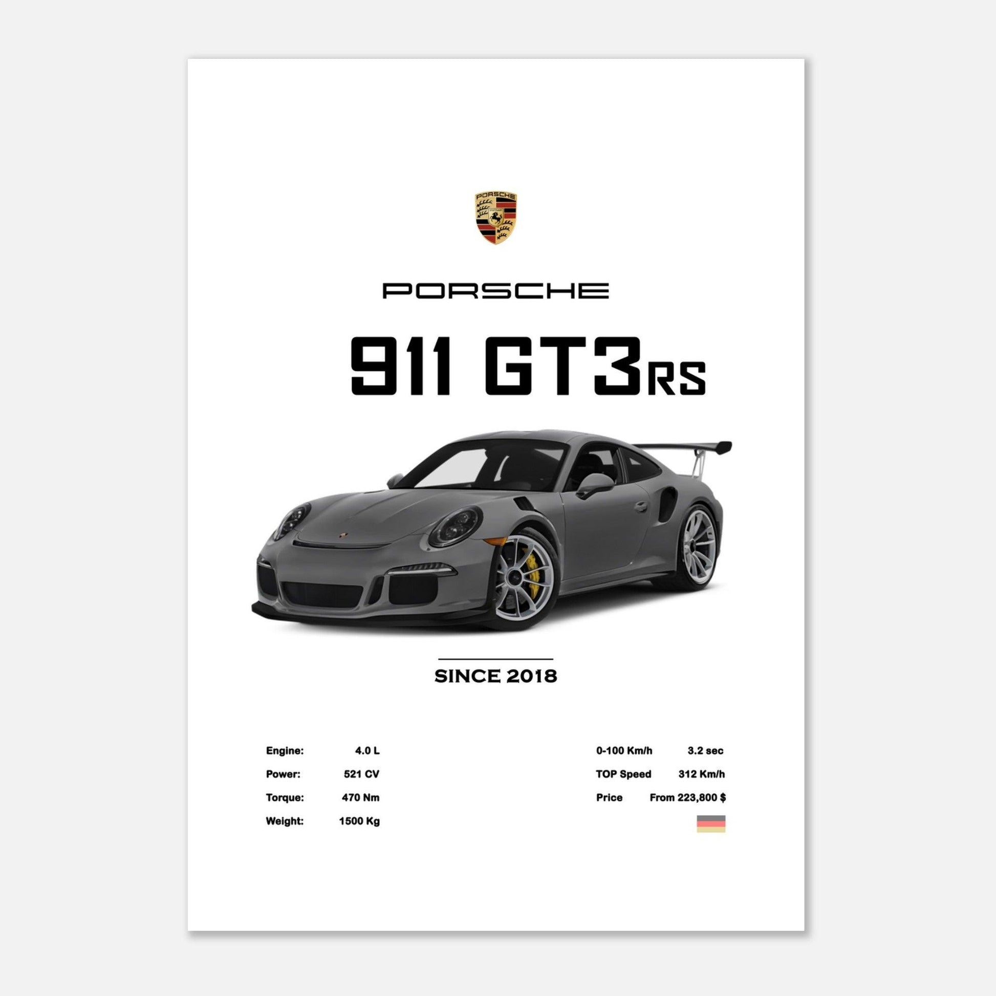 Porsche 911 GT3 RS - Go4Posters