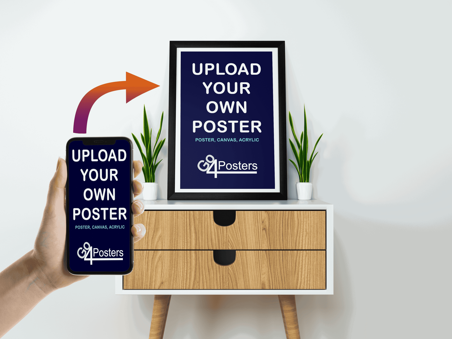 CUSTOM 'UPLOAD YOUR OWN' POSTER - Go4Posters