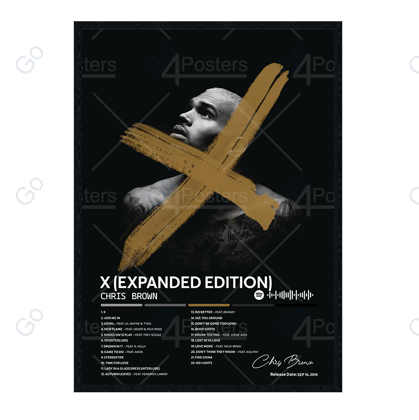 Chris Brown - X Expanded Edition Album Poster