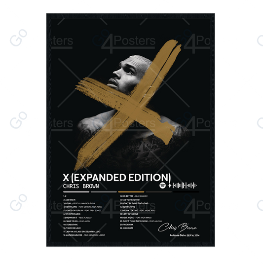 Chris Brown - X Expanded Edition Album Poster