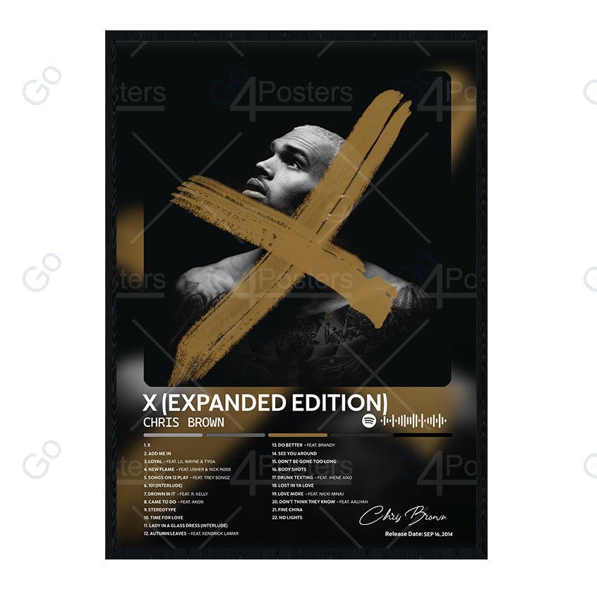 Chris Brown - X Expanded Edition Album Poster