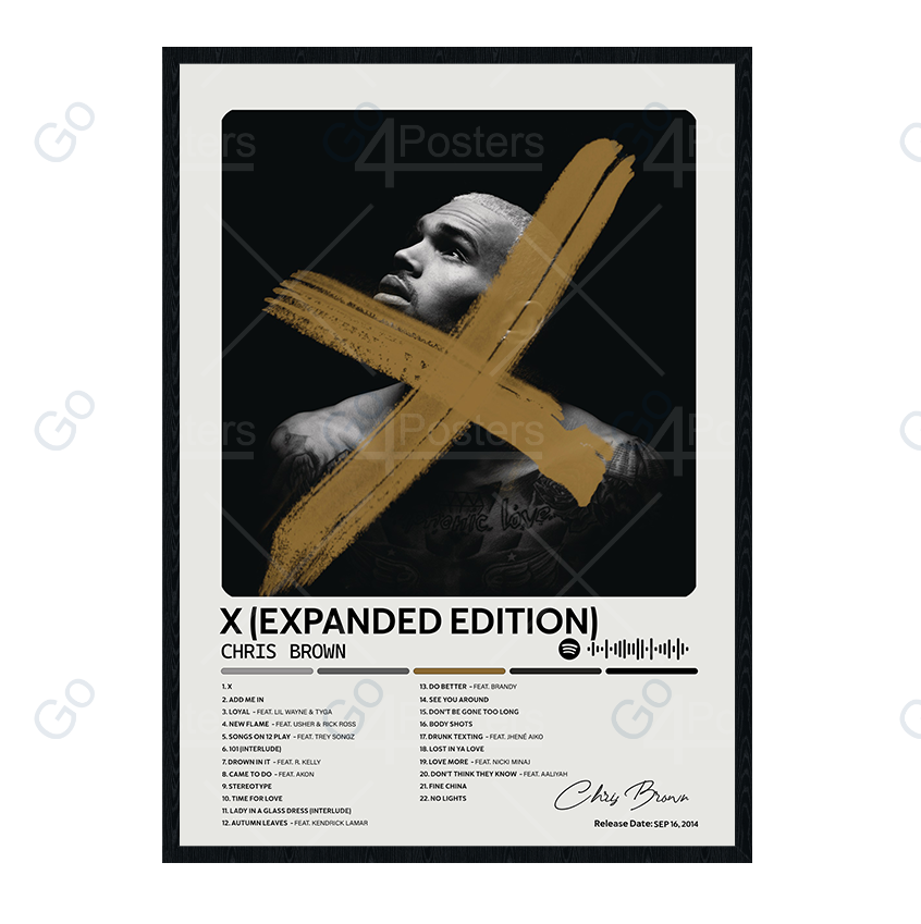 Chris Brown - X Expanded Edition Album Poster