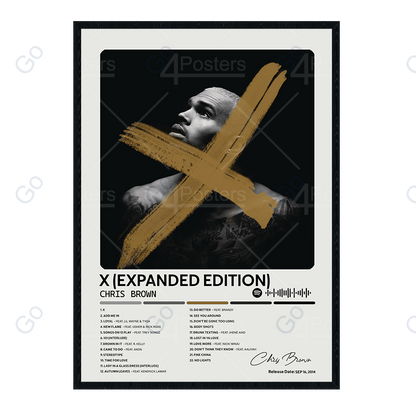 Chris Brown - X Expanded Edition Album Poster