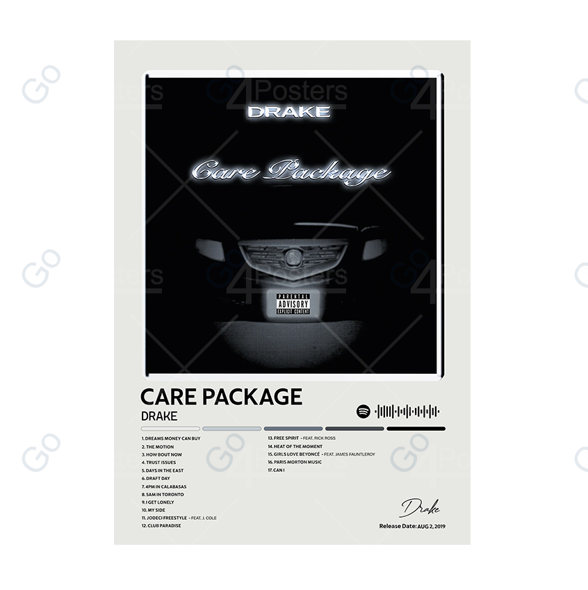 Drake - CARE PACKAGE Album Poster