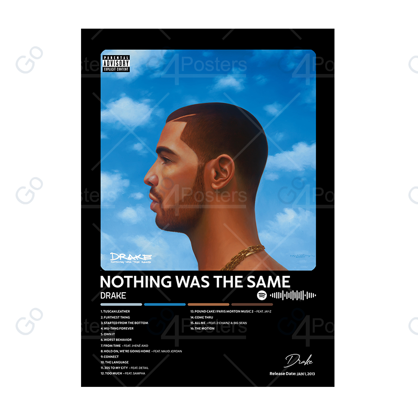 Drake - Nothing Was the Same Album Poster