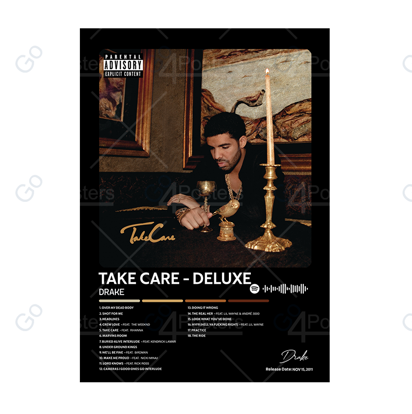 Drake - Take Care Album Poster