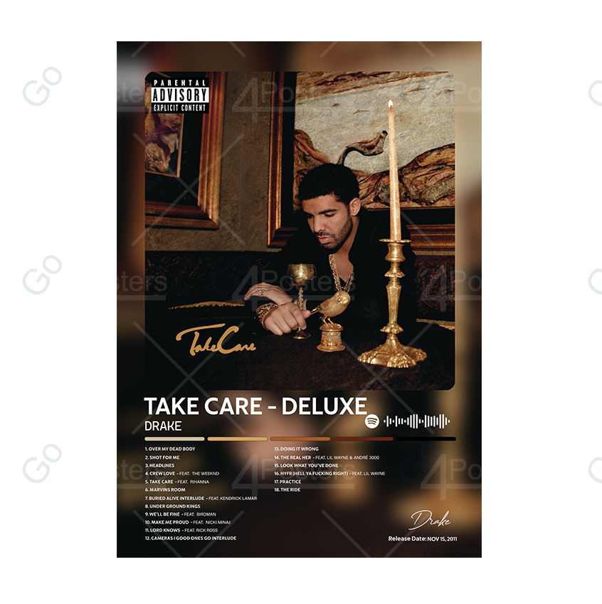 Drake - Take Care Album Poster