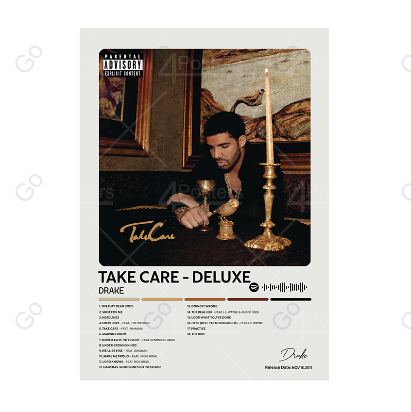 Drake - Take Care Album Poster