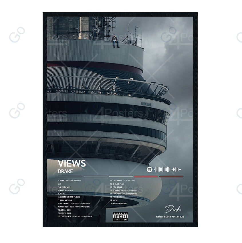 Drake - Views Album Poster