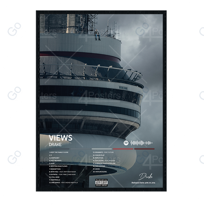 Drake - Views Album Poster