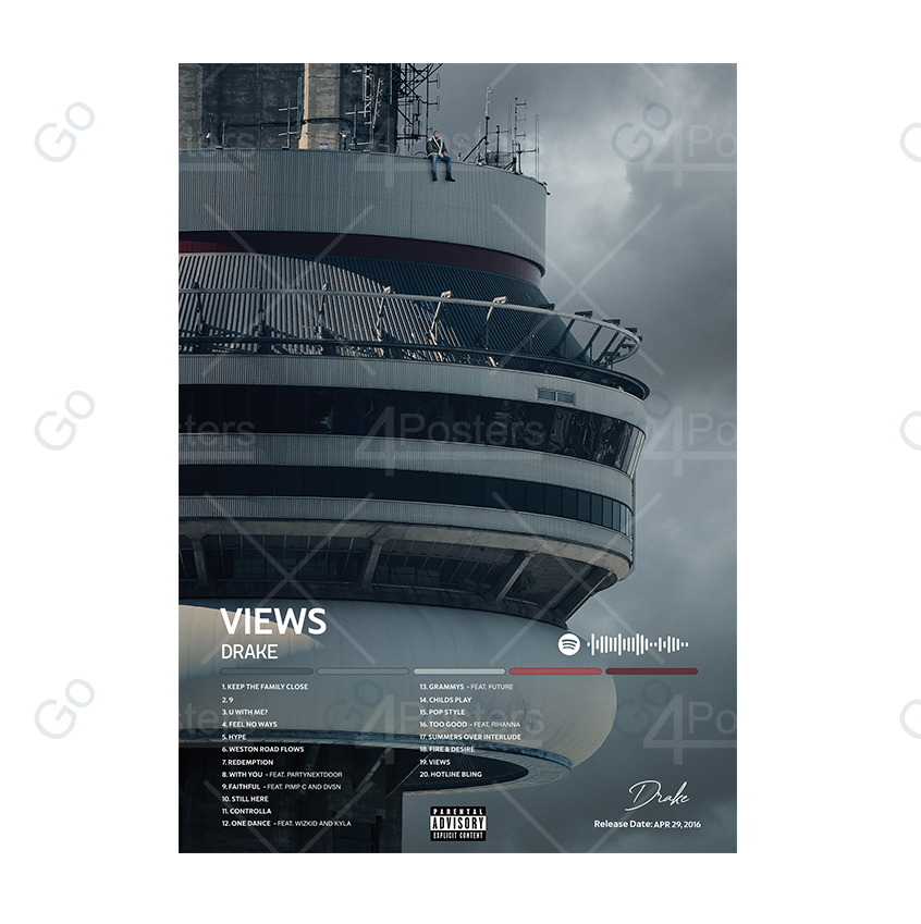 Drake - Views Album Poster