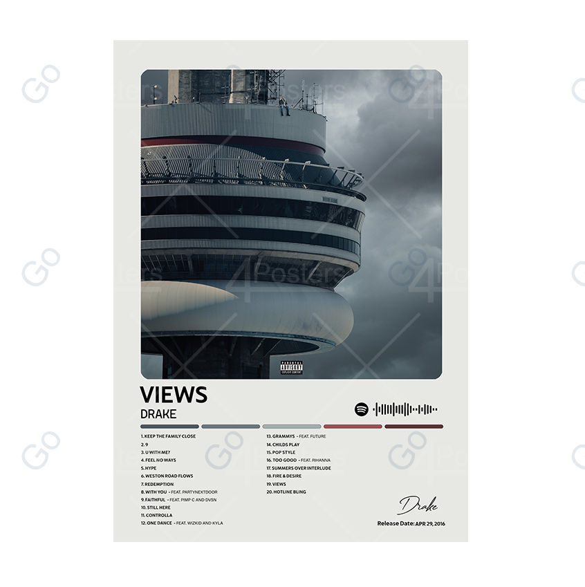 Drake - Views Album Poster