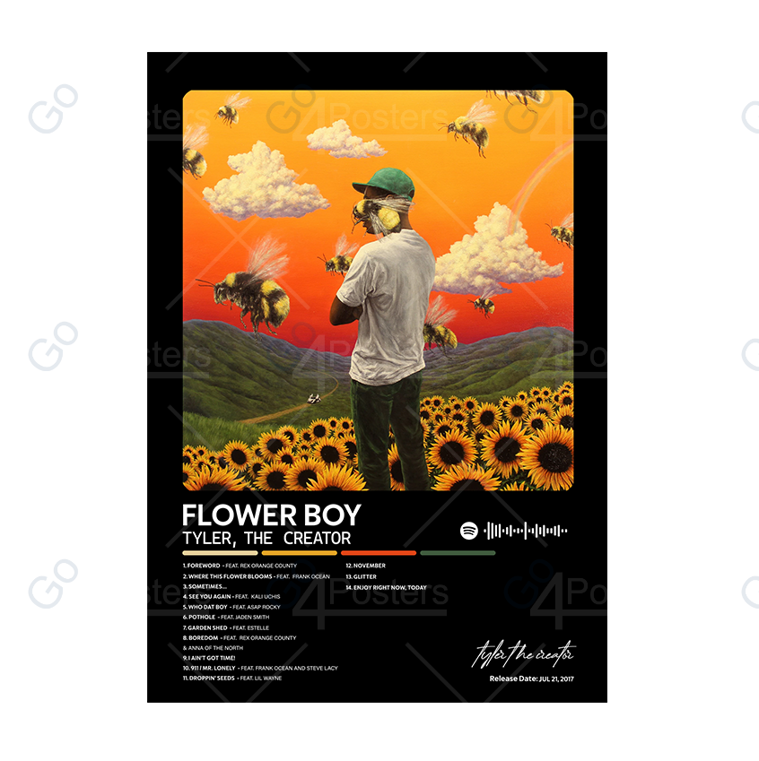 Tyler, The Creator - Flower Boy Album Poster