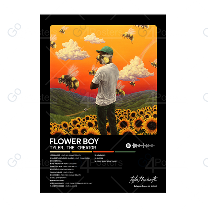 Tyler, The Creator - Flower Boy Album Poster