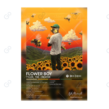 Tyler, The Creator - Flower Boy Album Poster