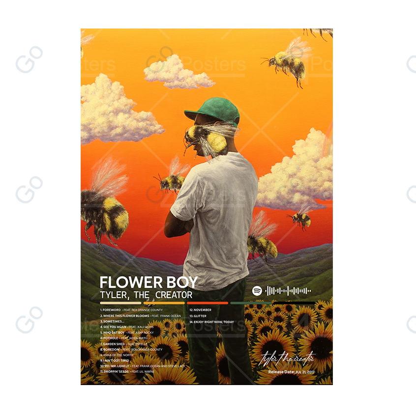 Tyler, The Creator - Flower Boy Album Poster