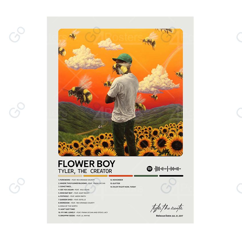 Tyler, The Creator - Flower Boy Album Poster