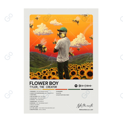 Tyler, The Creator - Flower Boy Album Poster