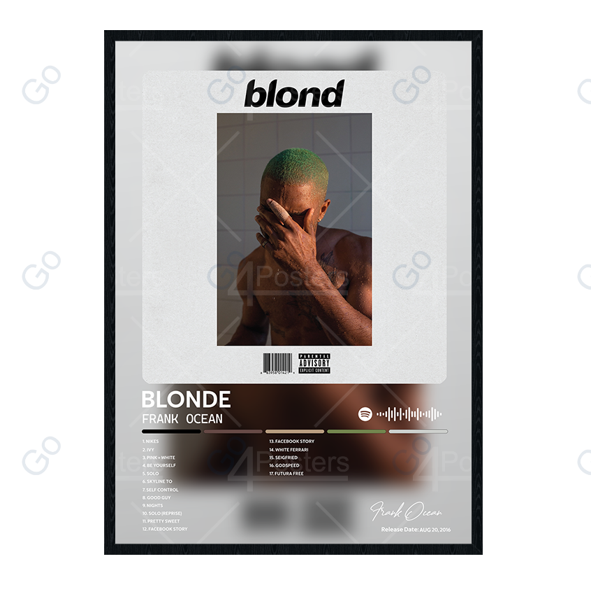 Frank Ocean - Blonde Album Poster