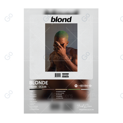 Frank Ocean - Blonde Album Poster