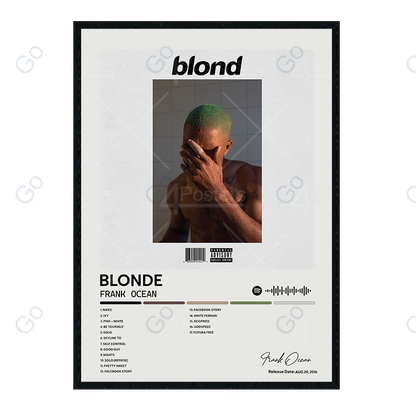 Frank Ocean - Blonde Album Poster