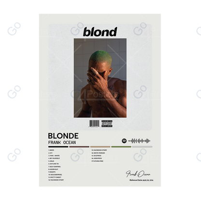 Frank Ocean - Blonde Album Poster