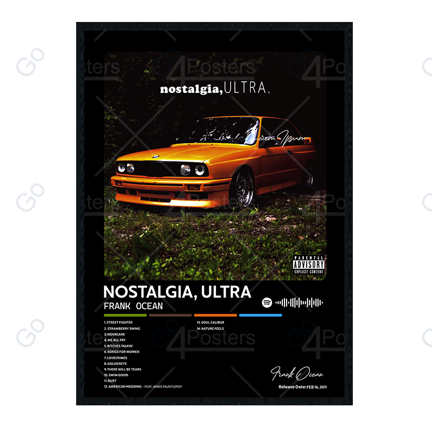 Frank Ocean - Nostalgia, Ultra Album Poster