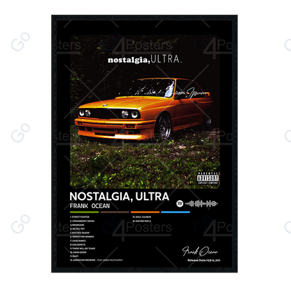 Frank Ocean - Nostalgia, Ultra Album Poster