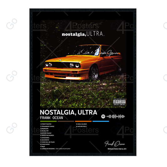 Frank Ocean - Nostalgia, Ultra Album Poster