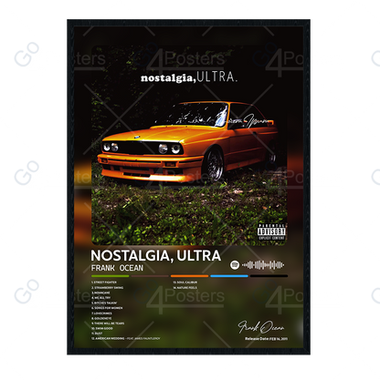 Frank Ocean - Nostalgia, Ultra Album Poster