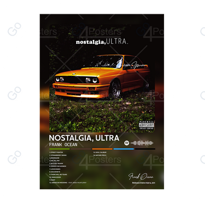 Frank Ocean - Nostalgia, Ultra Album Poster